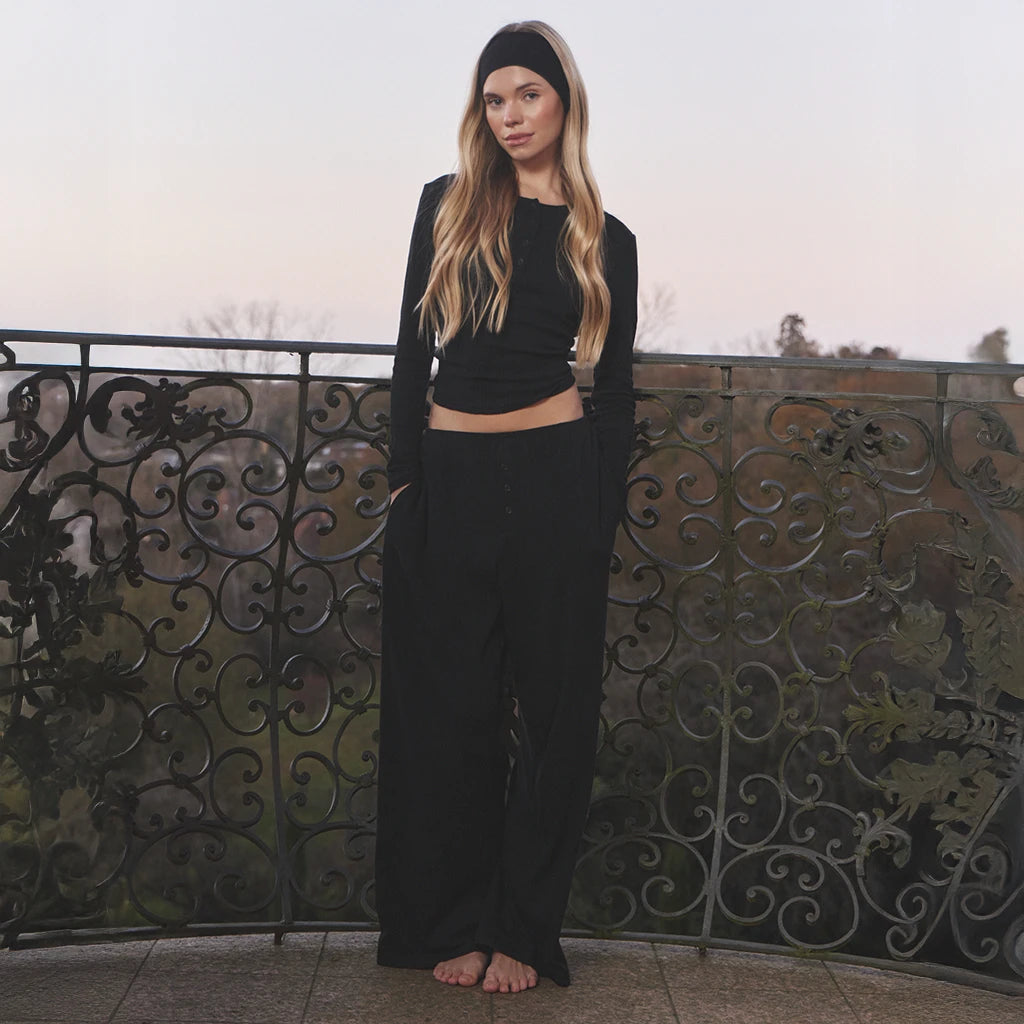 Chic and Cosy Pointelle Pyjama Set