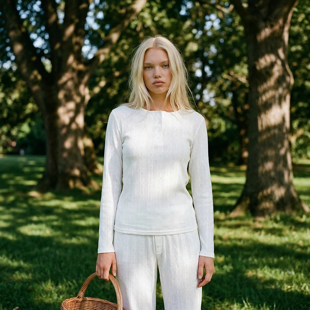 Chic and Cosy Pointelle Set